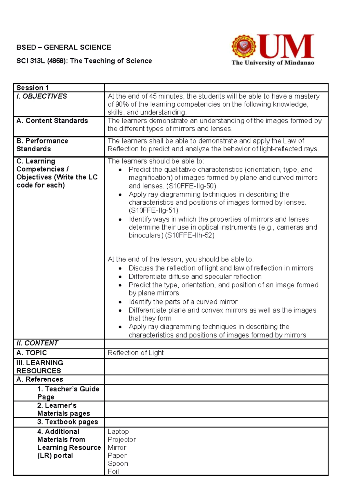 Detailed Lesson Plan in Science I: Types of Volcanoes (532904317) - Studocu