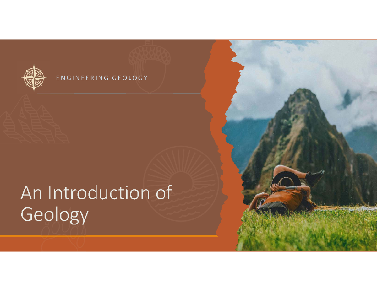 Branches of Geology and Its Importance in Civil Engineering (ENGG 101 ...