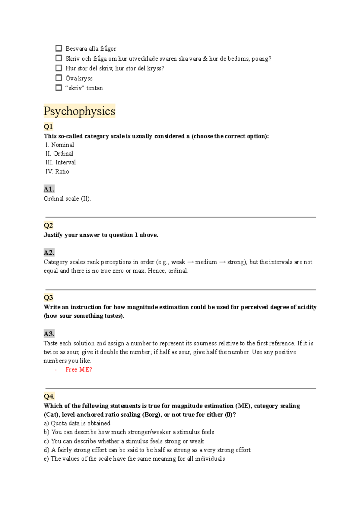 Psychology of Perception PS2_HT25: Study Questions & Answers for Exam ...