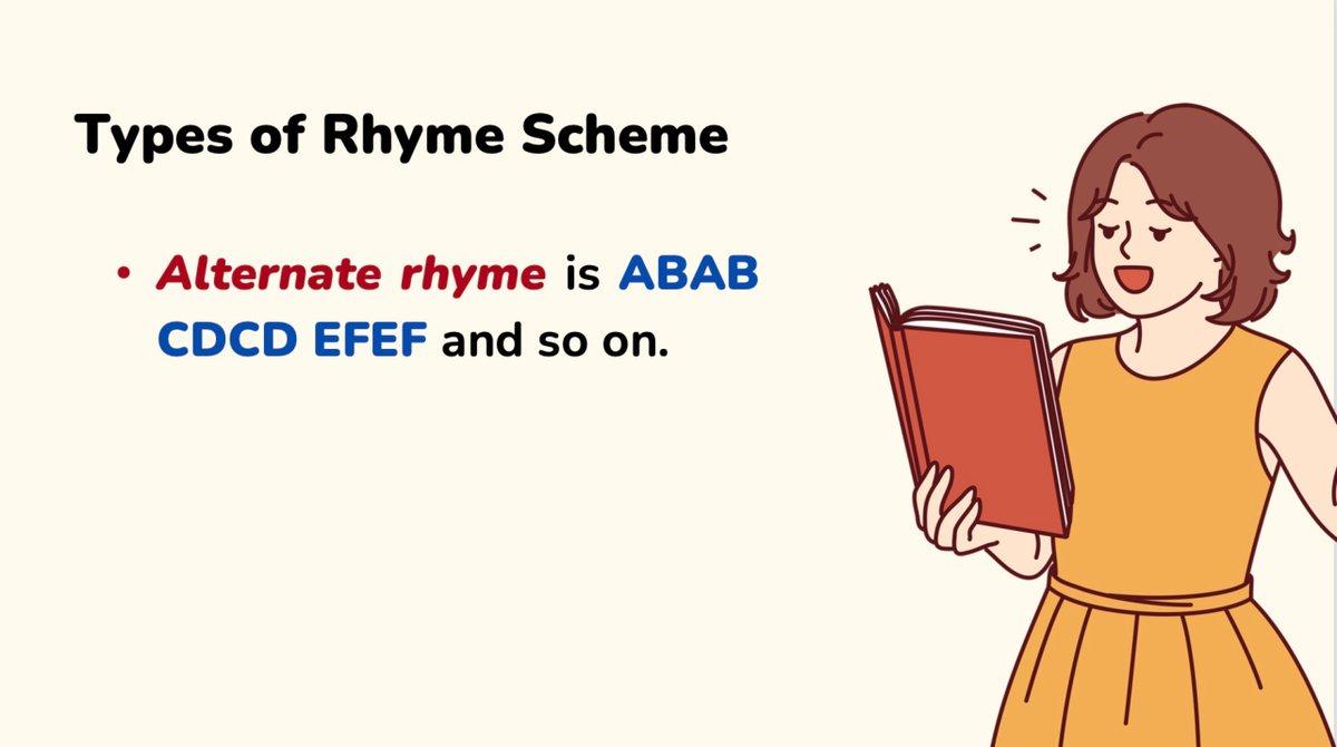 Types of Rhyme Scheme: An Analysis of Rhyming Patterns in Poetry - Studocu