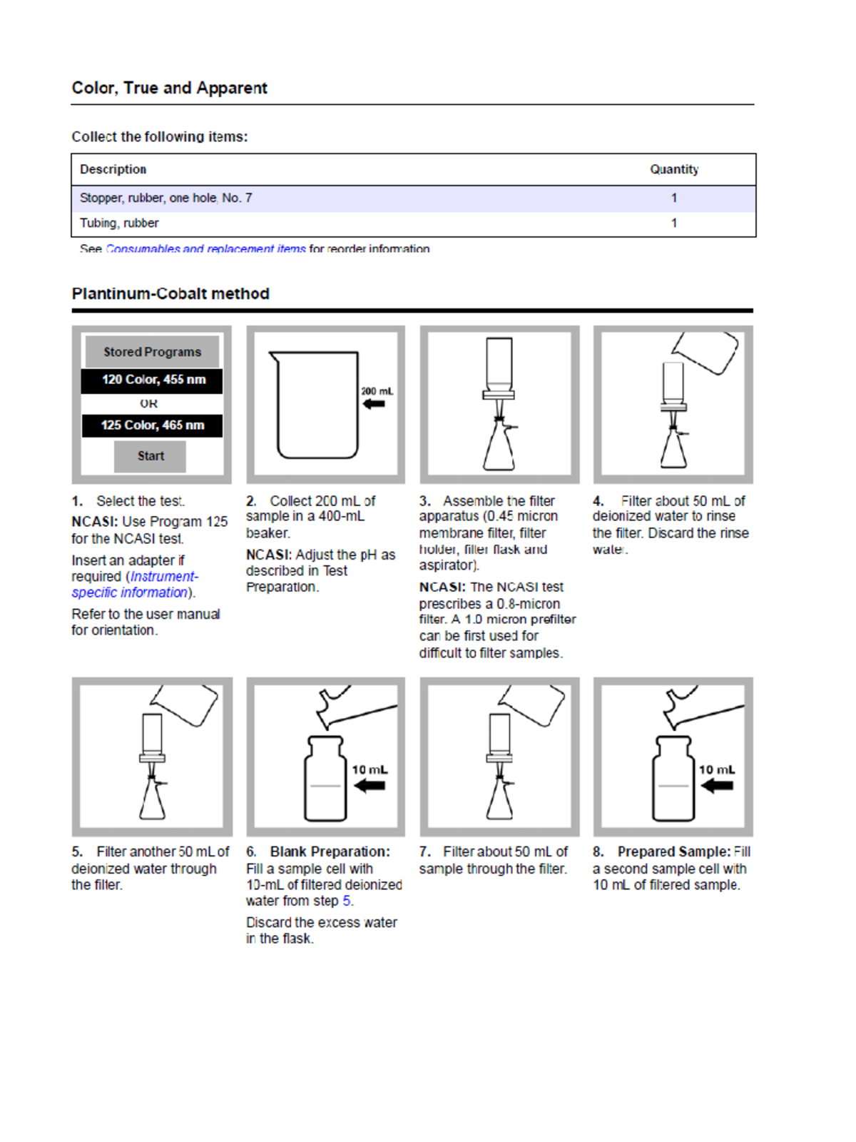 Color Analysis - True and Apparent Water Testing (ANALISIS DE AGUA ...