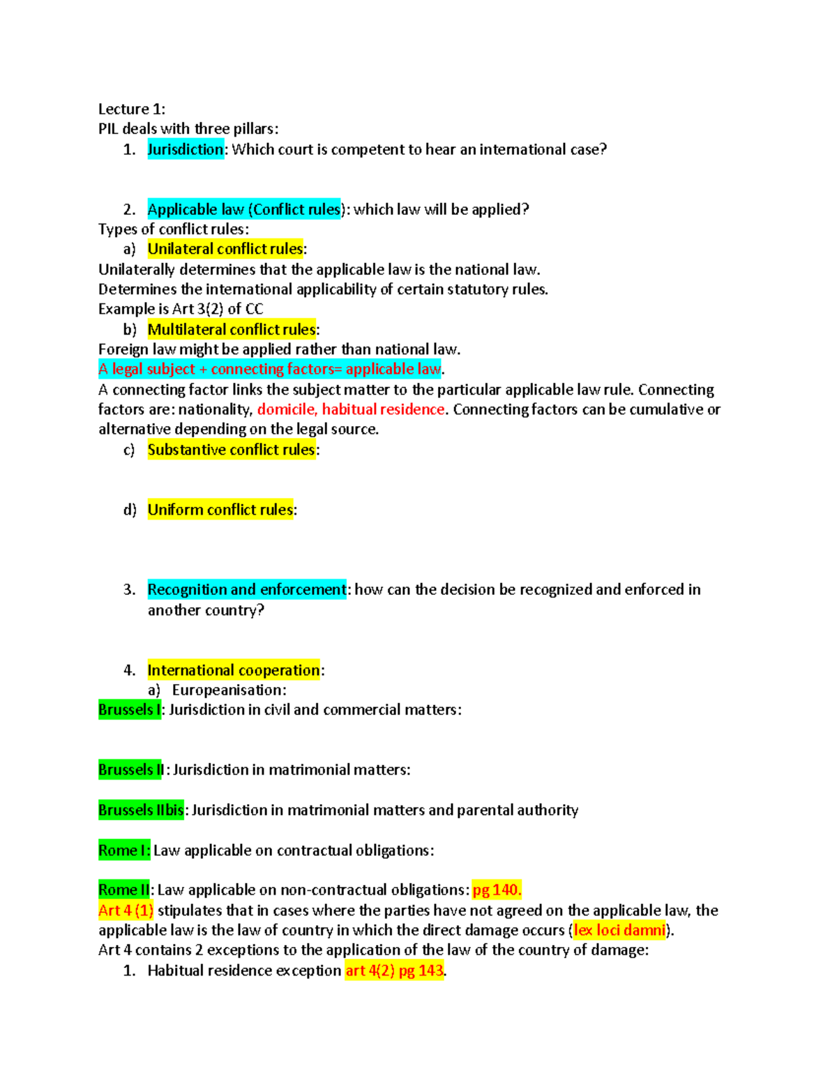 PIL 101: Key Concepts and Principles of Private International Law ...