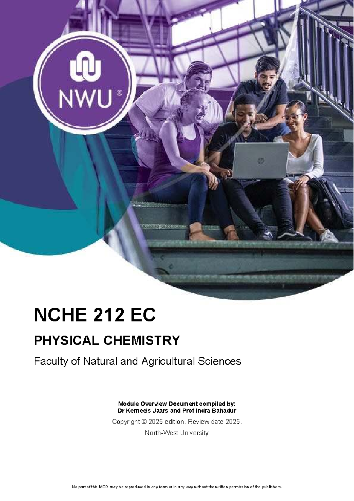 NCHE 212 EC PHYSICAL CHEMISTRY 2026 - Test Practice Notes - Studocu