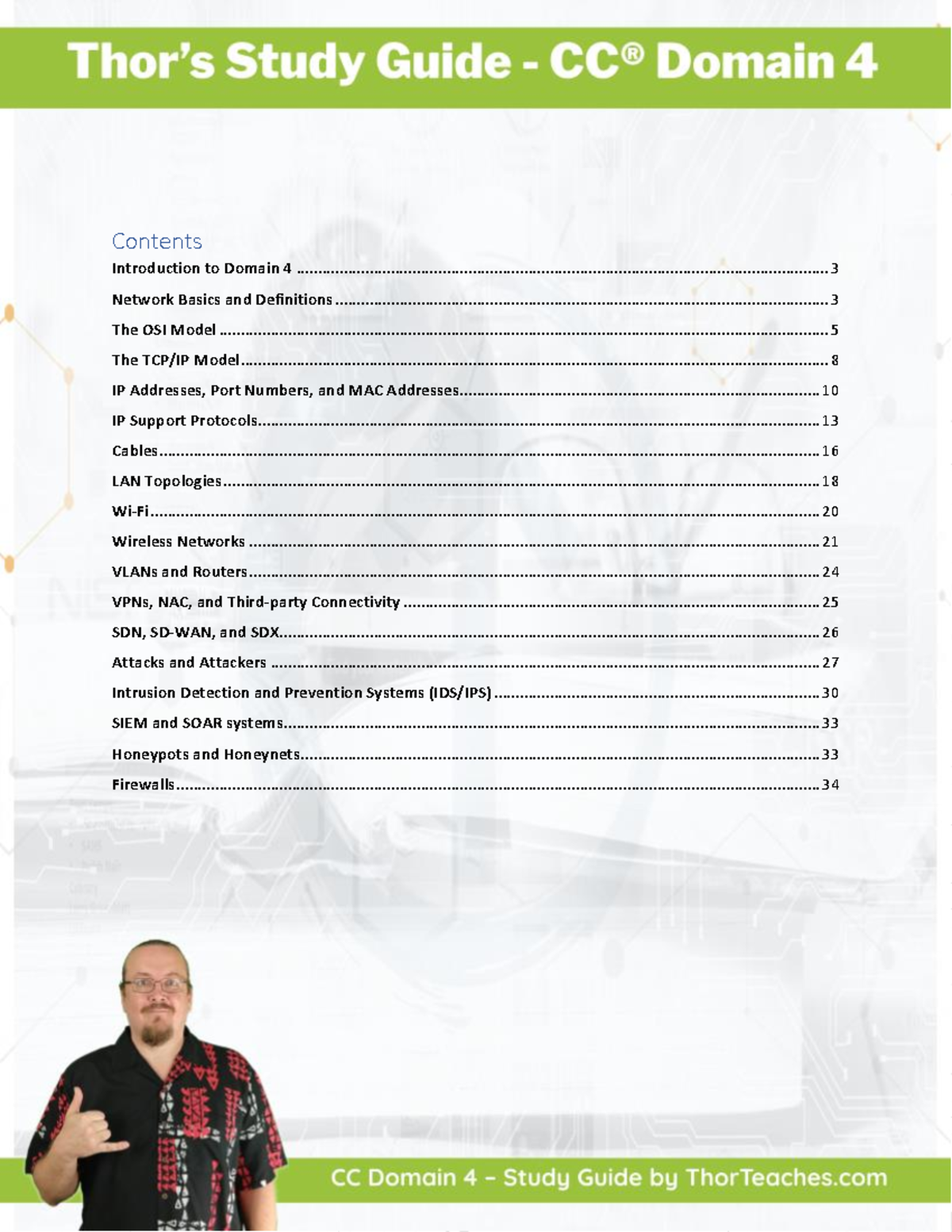 Thor's Study Guide - CC Domain 4.3: Networking Concepts Overview - Studocu