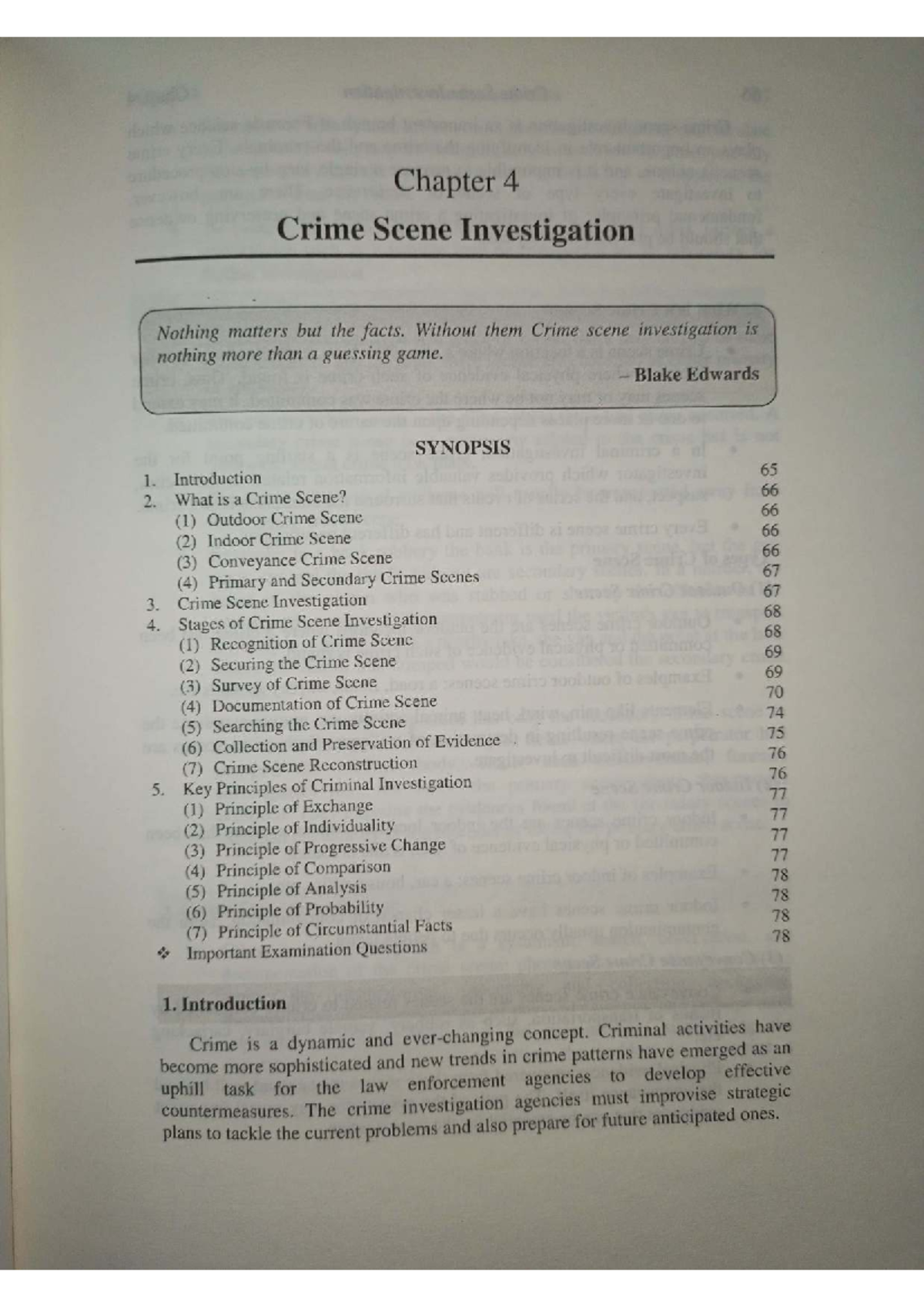 CRIM 101: Comprehensive Overview of Crime Scene Investigation ...