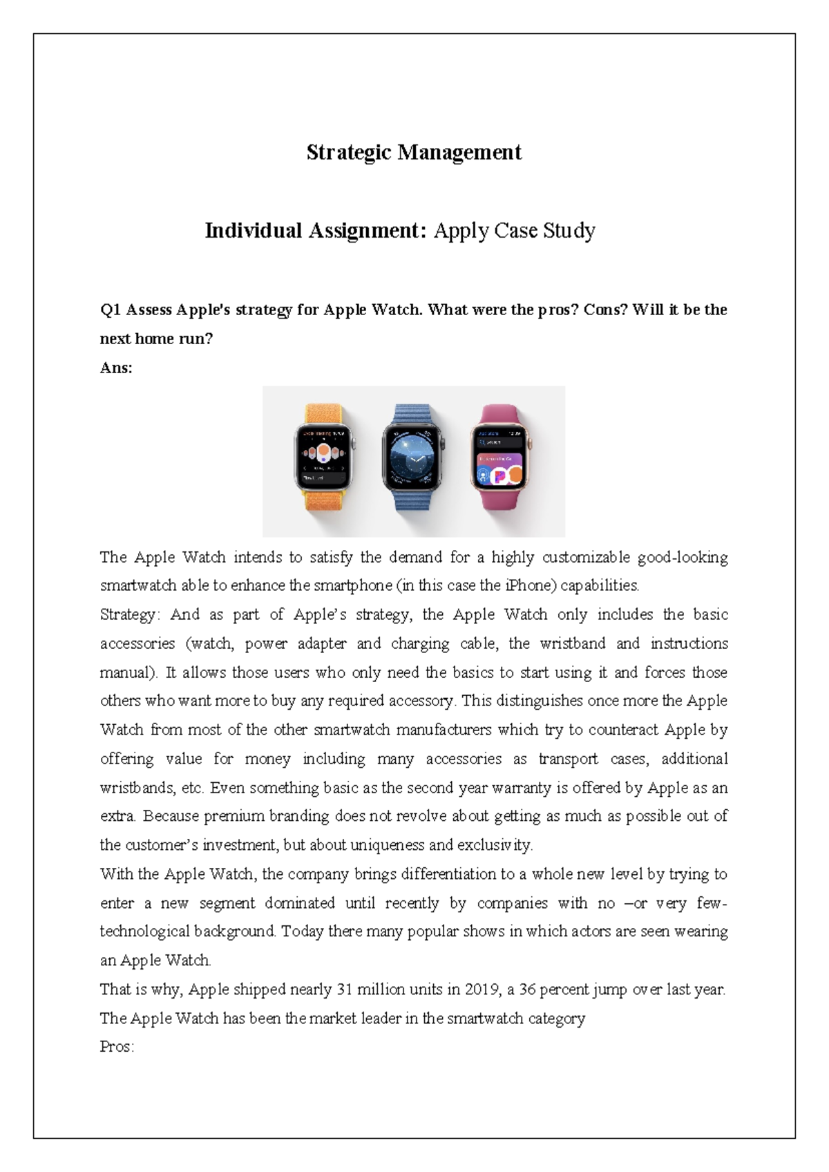 Apple Strategy Case Study: Insights on Apple Watch & TV Approaches ...