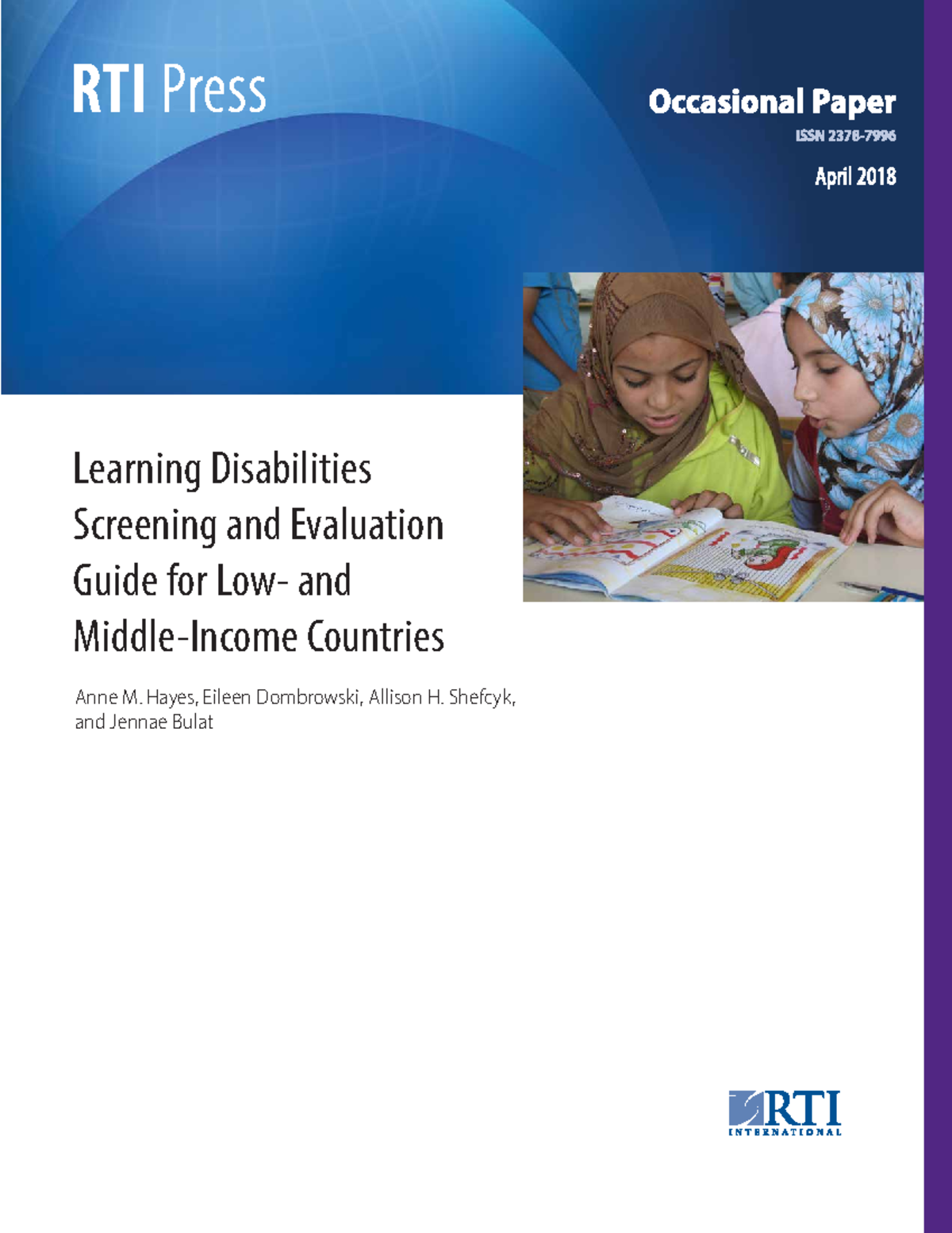Learning Disabilities Screening Guide for Low-Income Countries - Studocu