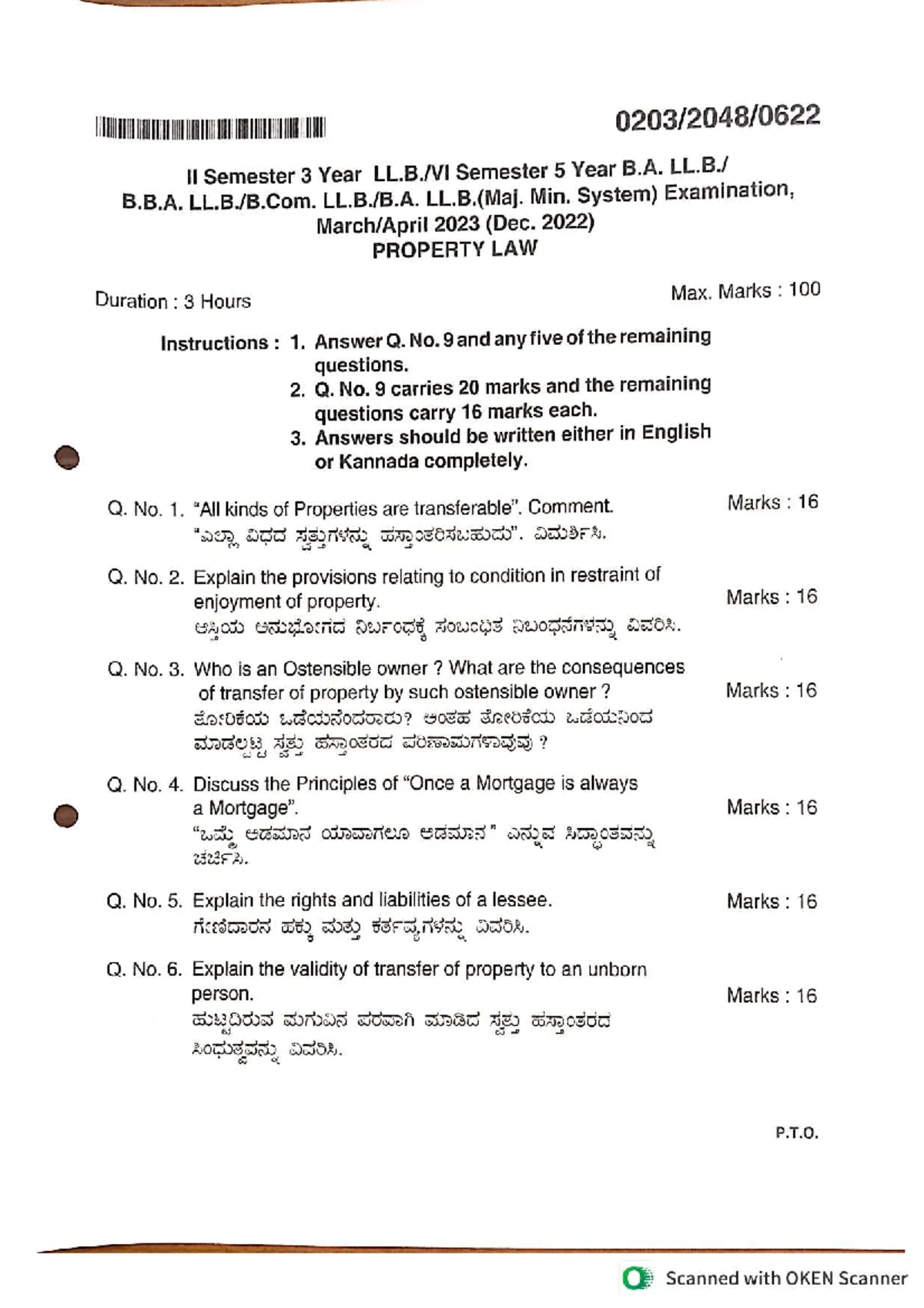 Labour Law Exam (B.Com) - Semester 5, April 2024 - 100 Marks - Studocu
