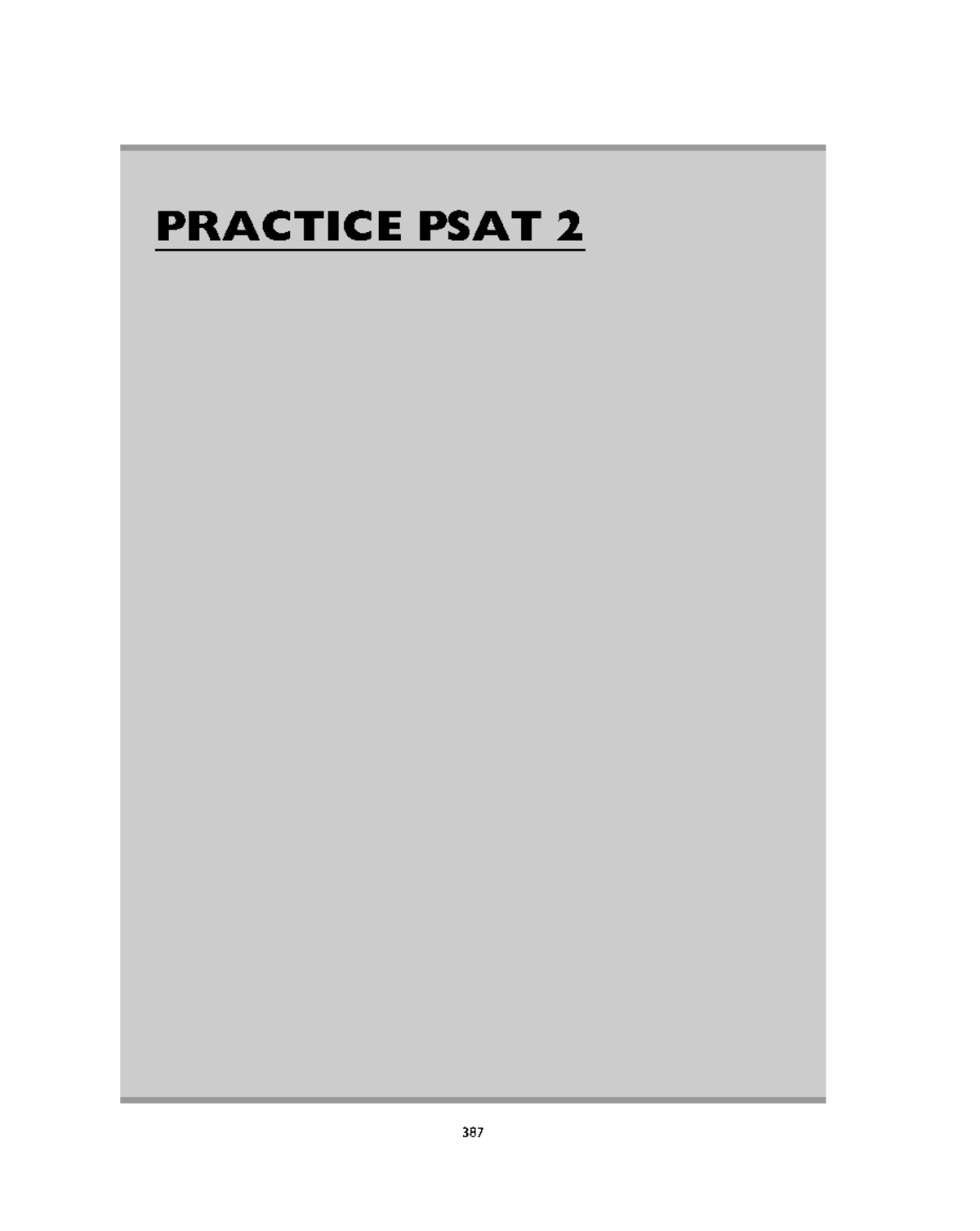 0874Ch14b - PSAT Practice Exam Questions & Answers - Studocu