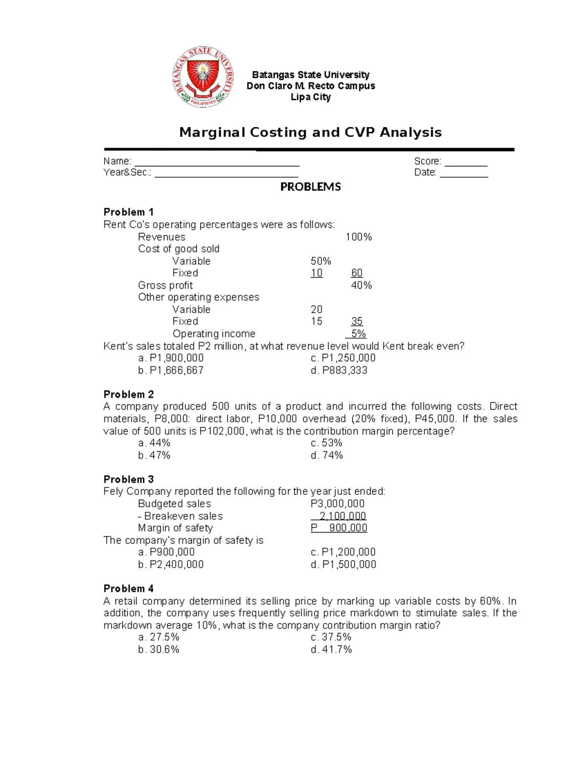 CHAP 4 AIS Revenue Cycle Questionnaire - Studocu