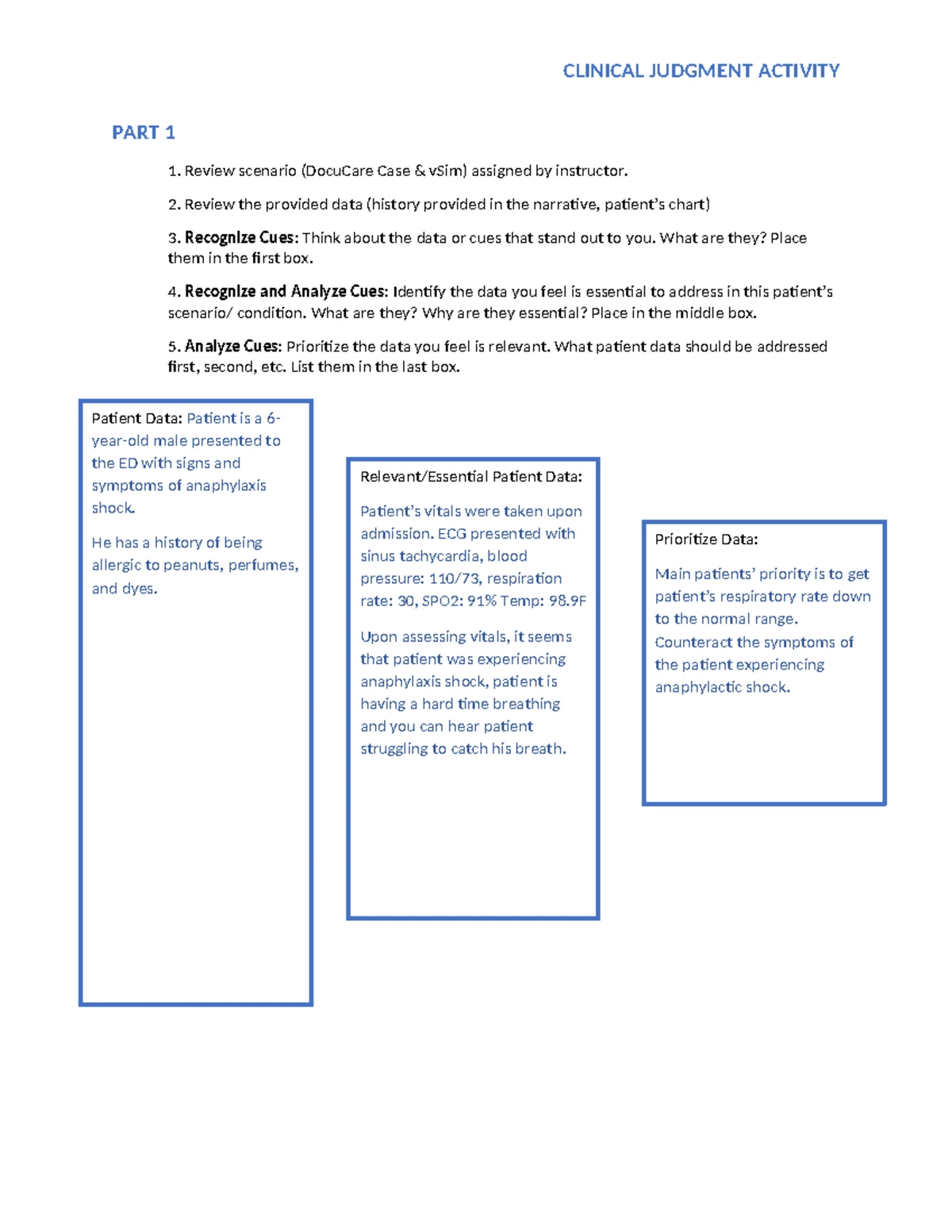 ISBAR Activity for Jared Griffin-v Sim: Patient Communication Skills ...