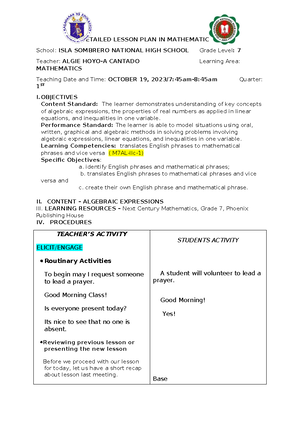 Lesson-PLAN MATH7 NEW - lesson plan - Republic of the Philippines ...