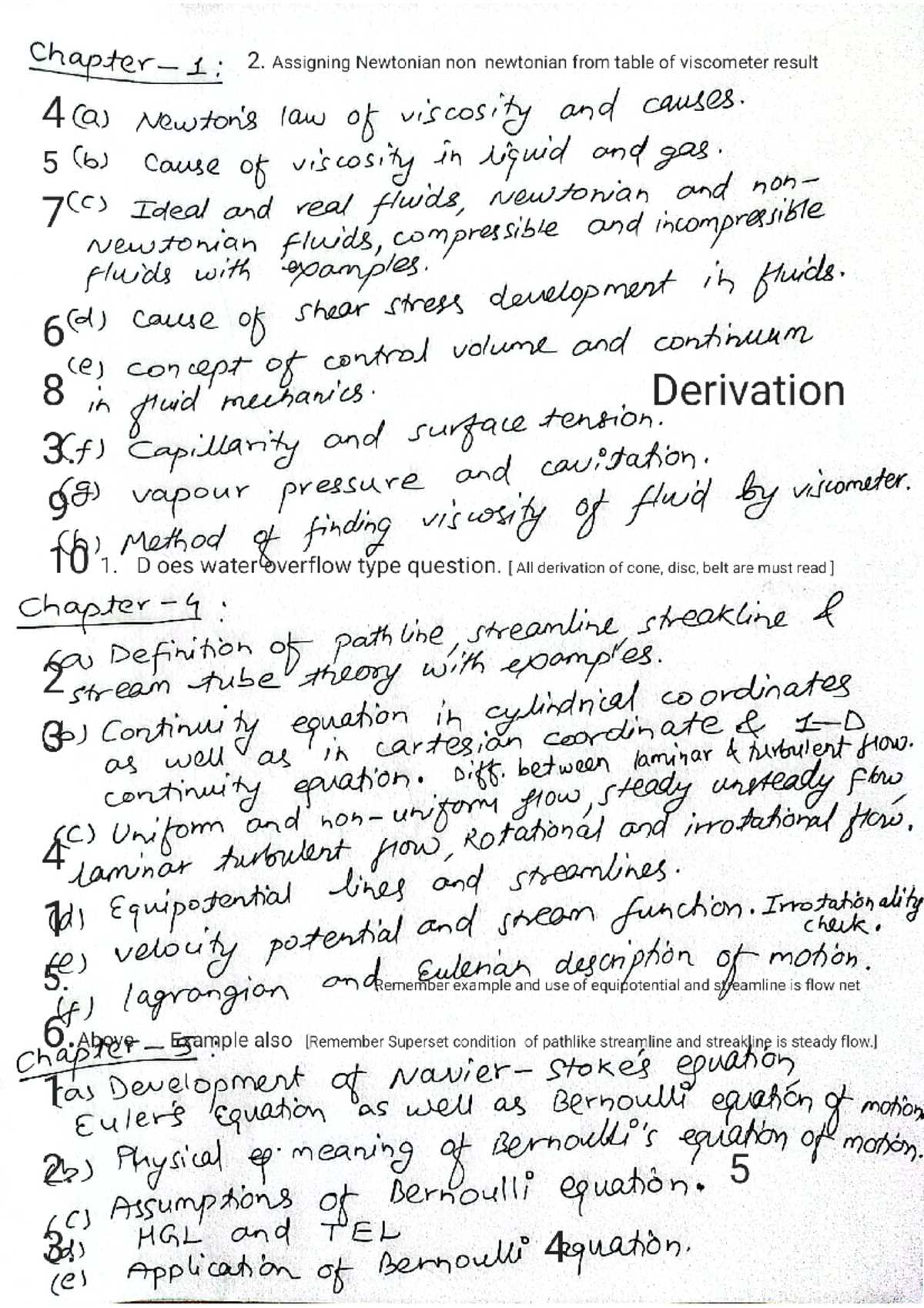 Fluid Mechanics Theory: Final Exam Insights and Key Concepts - Studocu