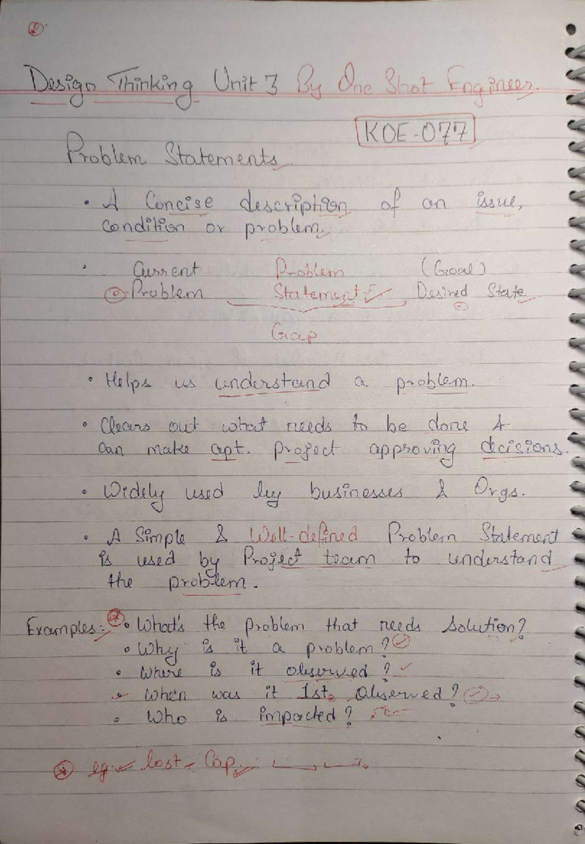 Design Thinking Techniques and Problem Statements - Unit 3 Overview ...