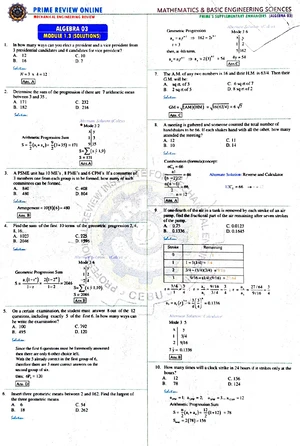 Final exam solutions for algebra 01 in basic engineering sciences - Studocu
