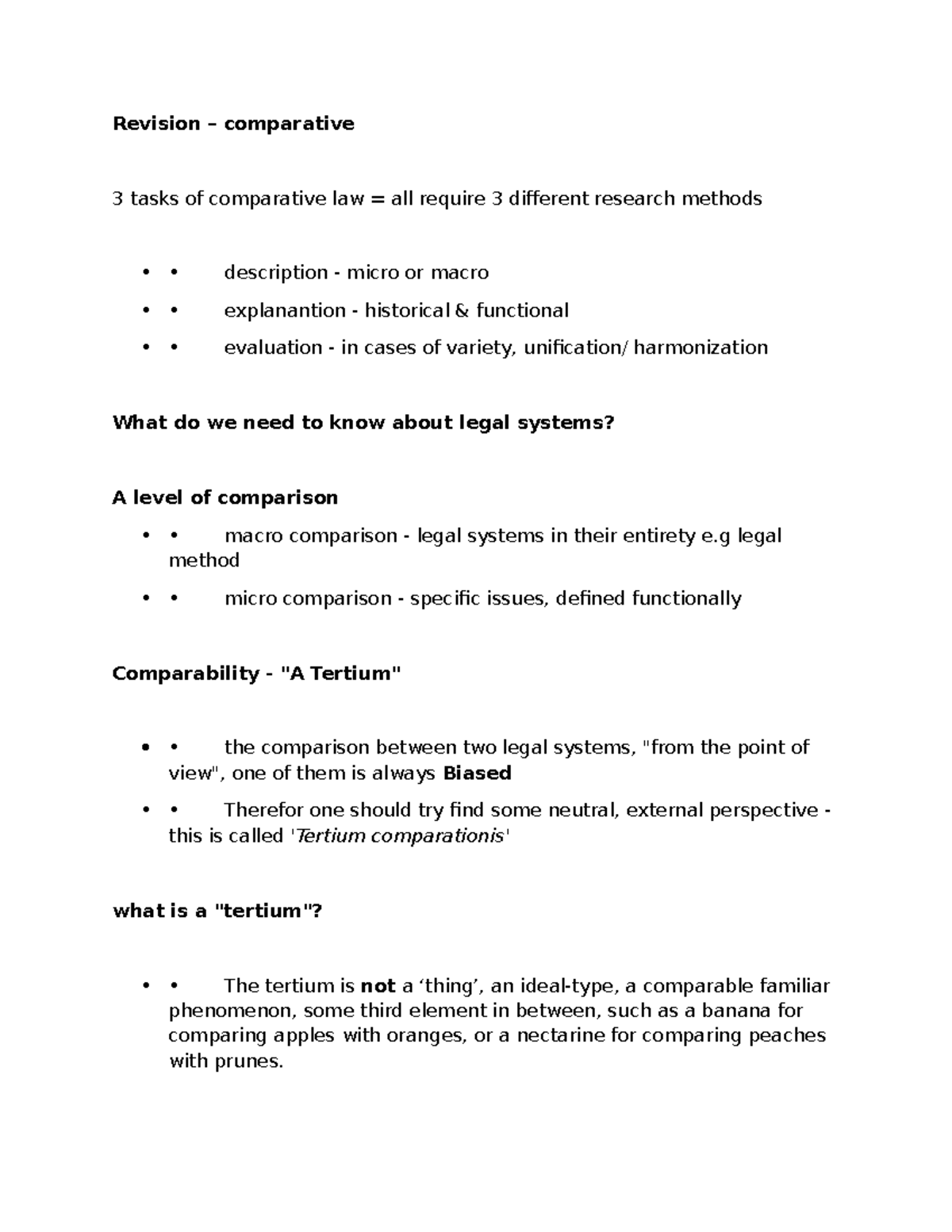 Revision of comparative law research methods and legal systems analysis ...