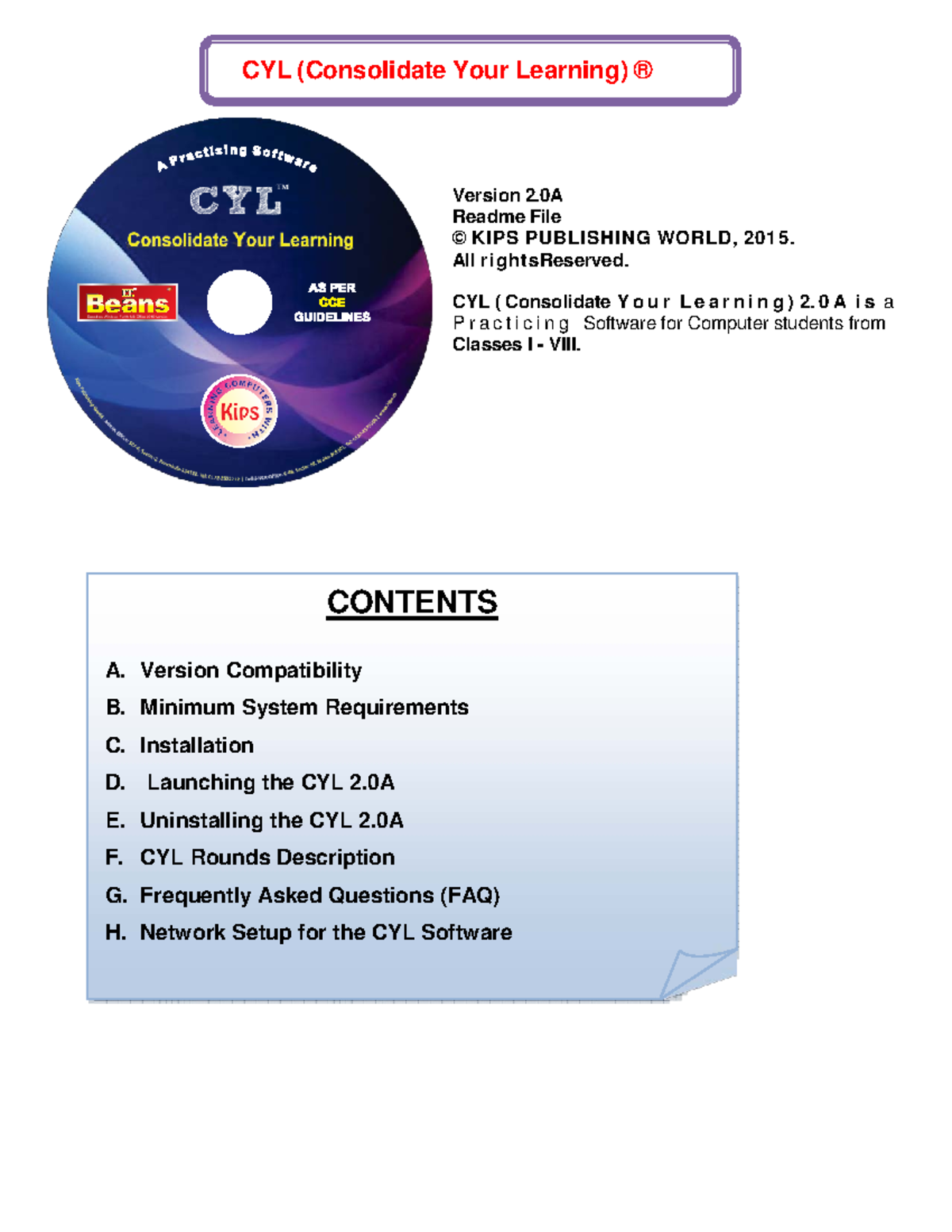 CYL-2 Readme File: Installation, Requirements, and FAQs Guide - Studocu