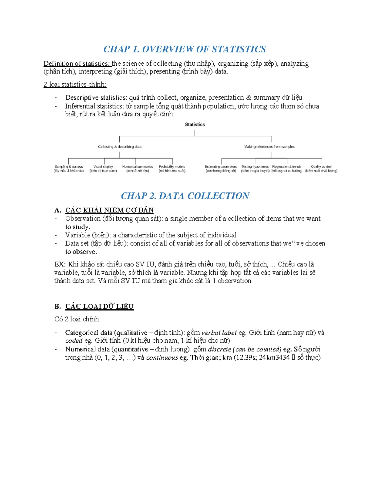 Midterm Exam Review - Statistics (IU) Key Concepts and Questions - Studocu