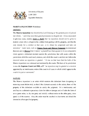 LAW 2203: Worksheet 4 on Proprietary Estoppel (Acquiescence) - Studocu