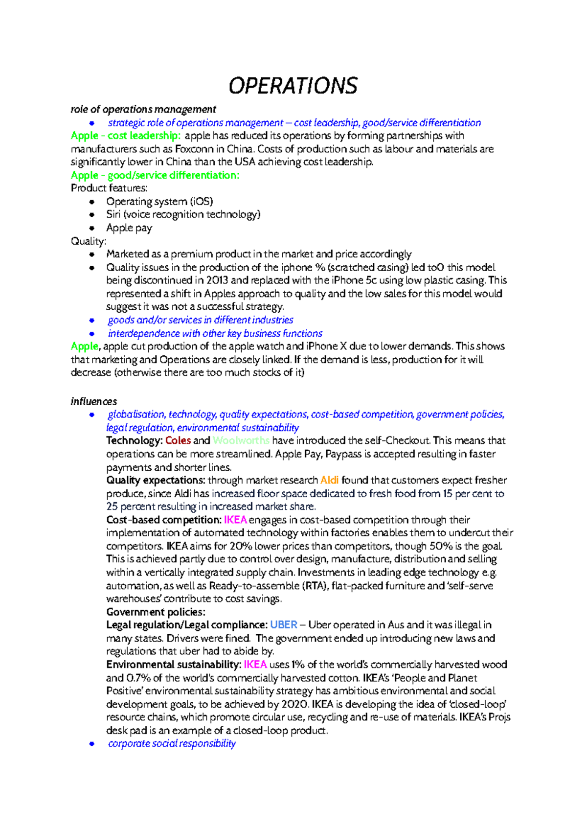 BUSINESS CASE STUDIES: STRATEGIC OPERATIONS & MARKETING INSIGHTS - Studocu