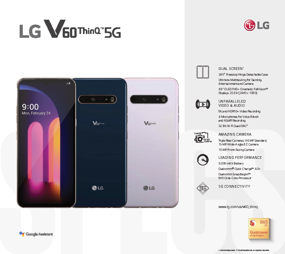 LG V60 ThinQ 5G Detailed Specs & Features Overview 0316 - Studocu