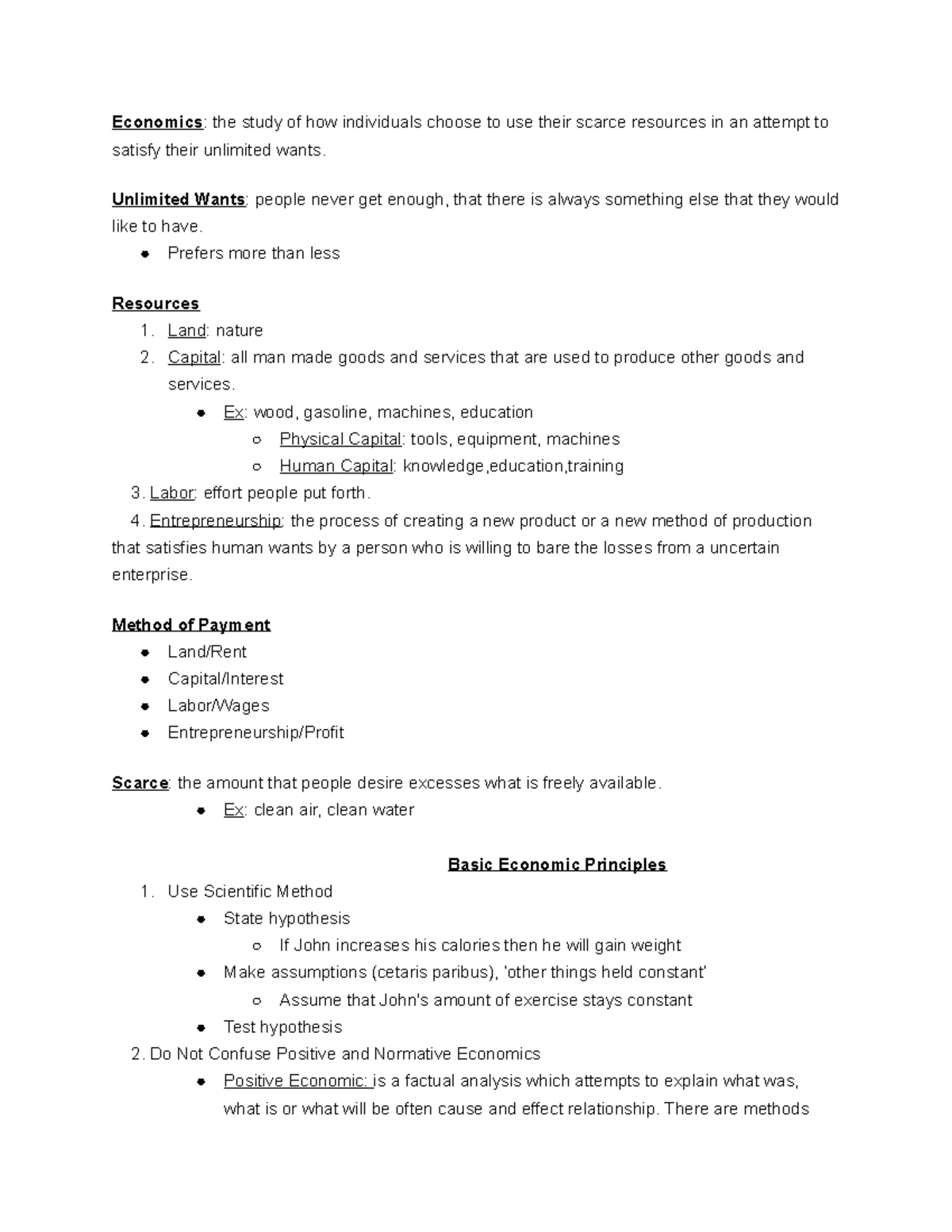 ECO 101 Final Exam Study Notes: Key Concepts in Macroeconomics - Studocu