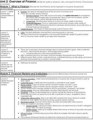 Financial Ratios - Study Notes & Assignments - Studocu