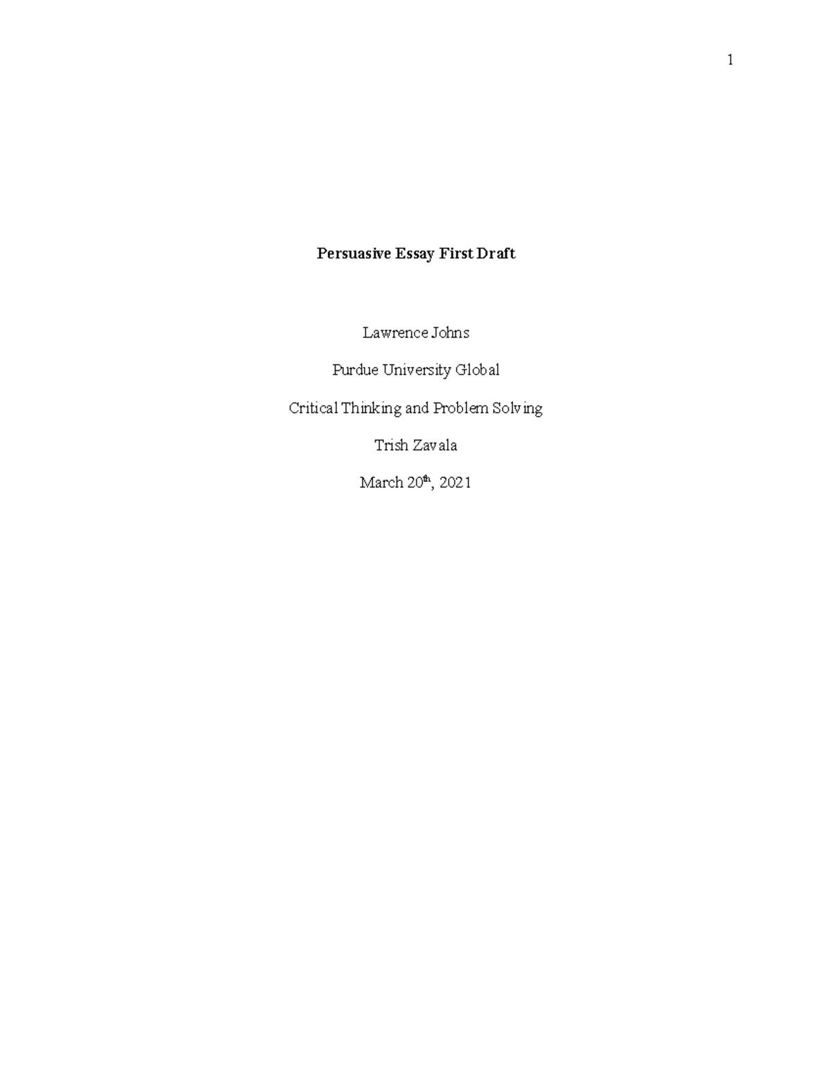Persuasive Essay Draft on Medical Abortion - Critical Thinking 101 ...