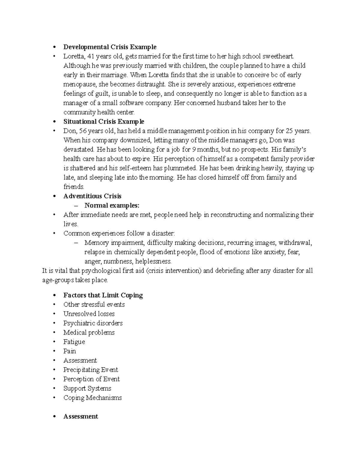 Crisis Management: Examples and Strategies - Fall 2022 - Studocu