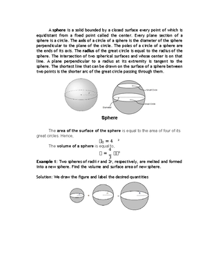 Spherical sector - Sphericc al Spherical Cone Spherica l Sector The ...