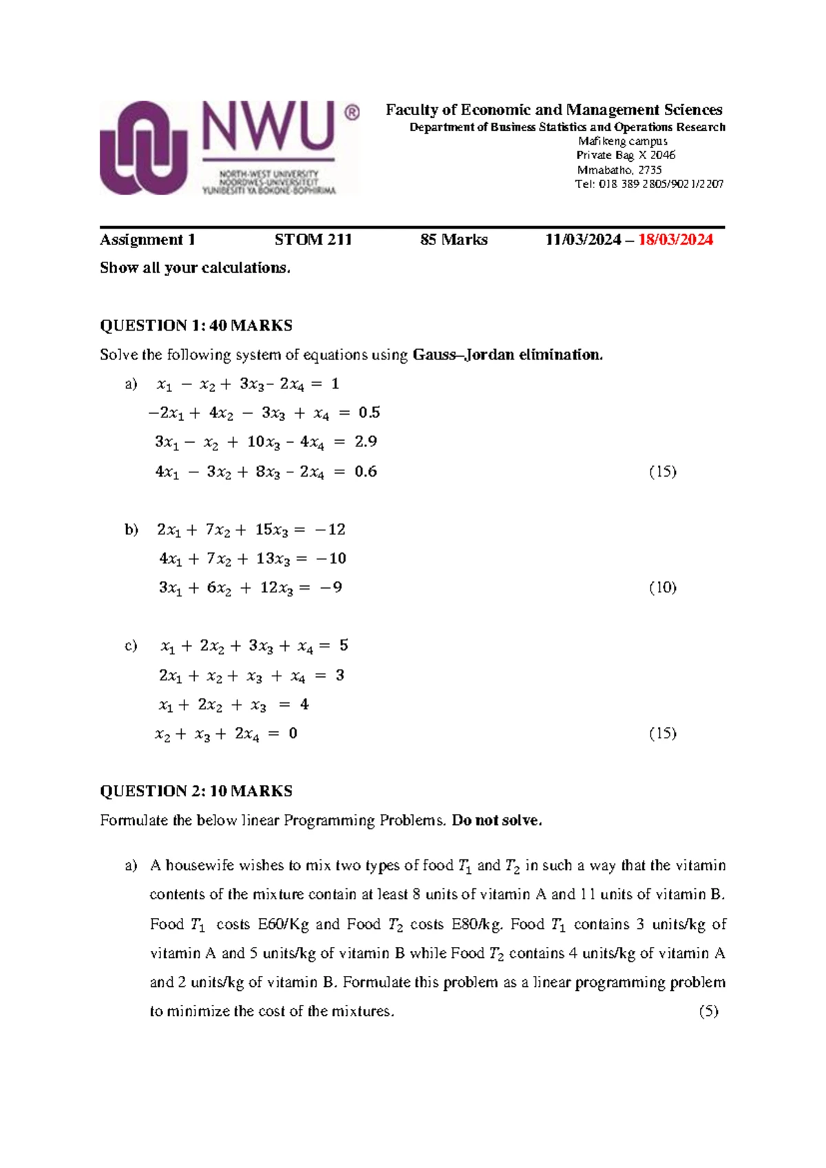 Practice Exercise Set 1 for Mastery in Concepts - Studocu