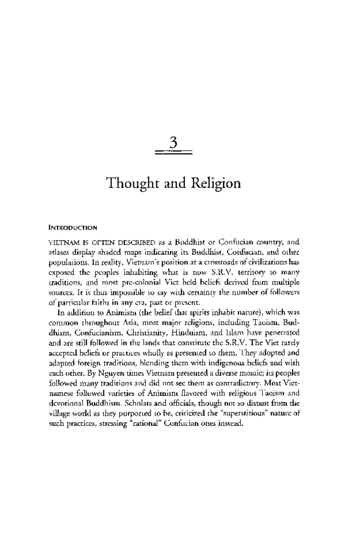 Culture and Customs of Vietnam: Chapter 3 - Thought and Religion - Studocu