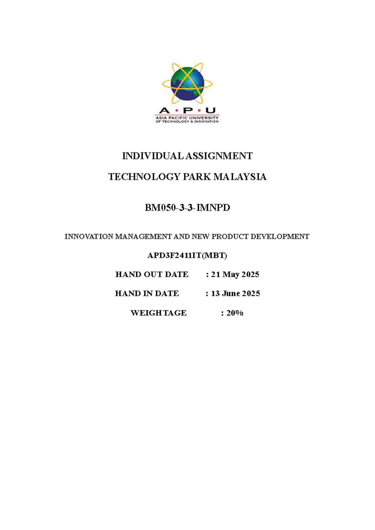 APD3F2411IT: Individual Assignment on Proton's NPD & Innovation ...