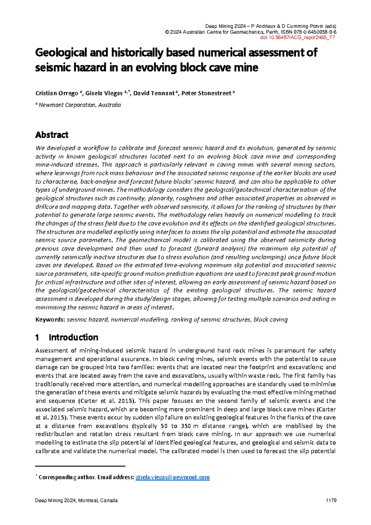 Geological and Historical Numerical Assessment of Seismic Hazard in ...