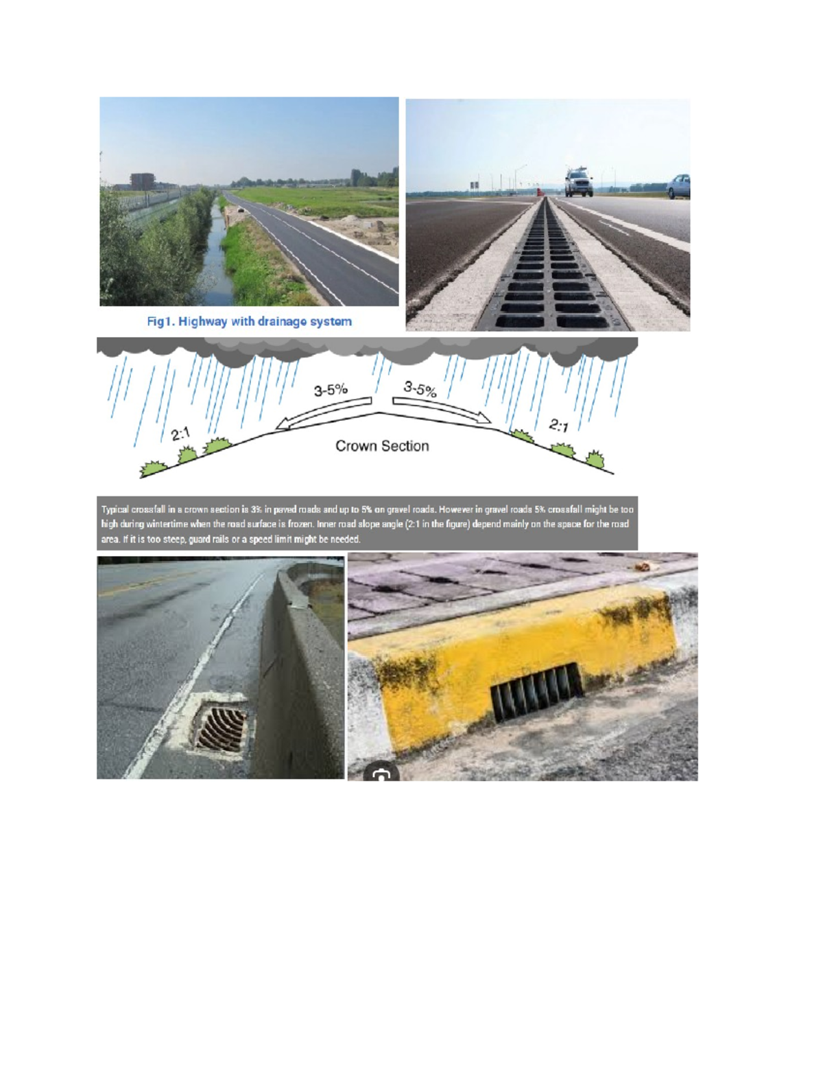 Drainage System Design - FIGURES for Highway 2:1 - Studocu