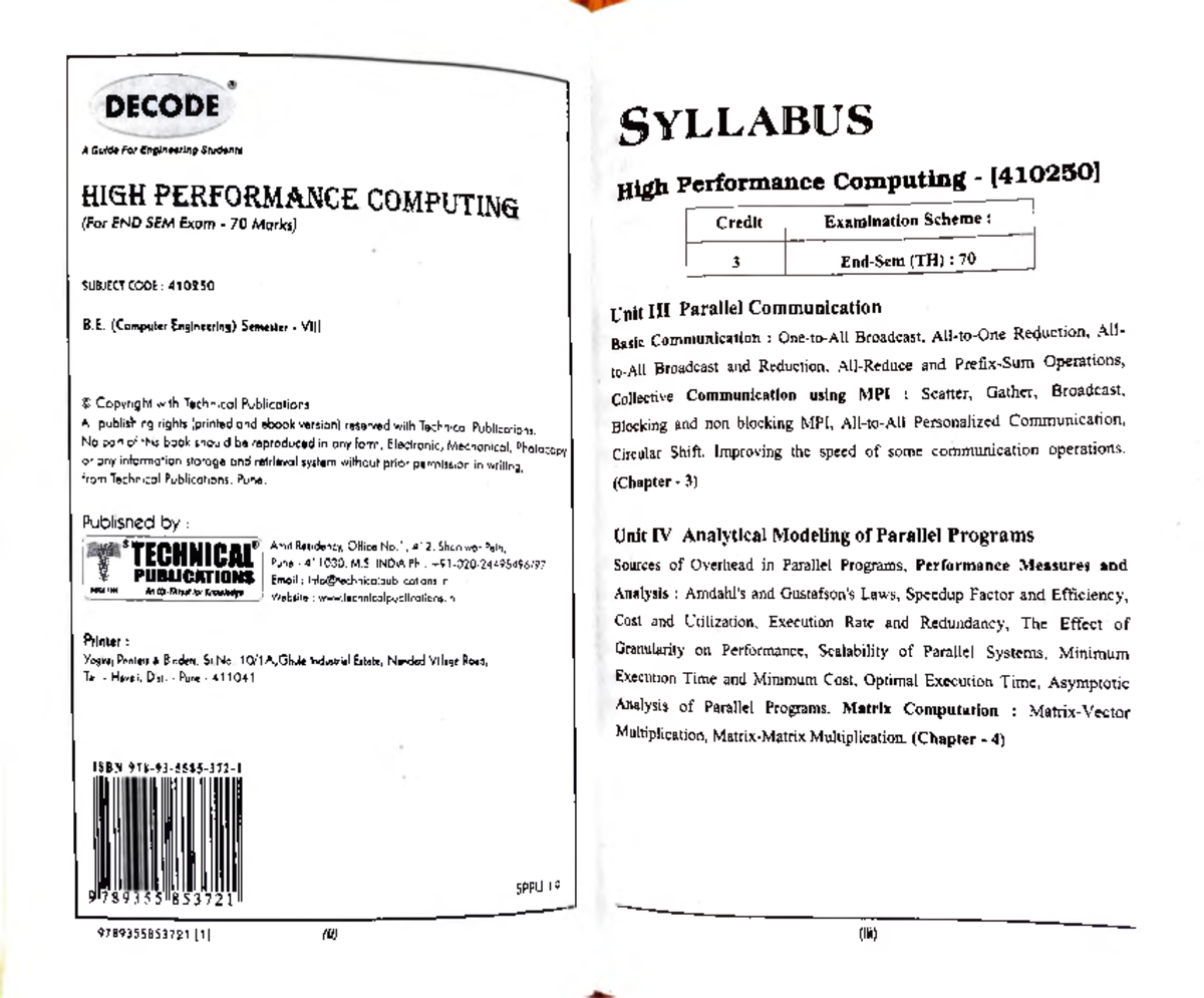 High Performance Computing Guide for Engineering Students - 410250 ...