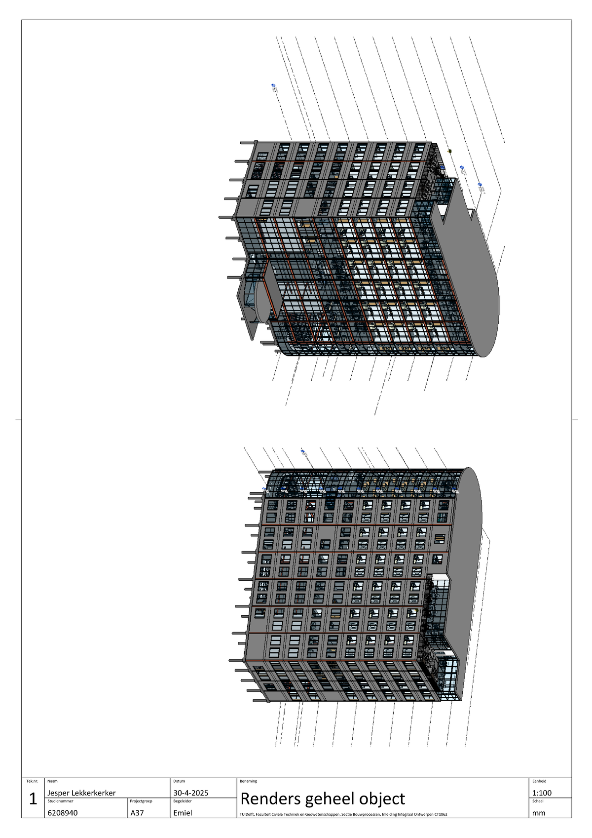 Middag 1.4.2 renders - Bouwplaats - Naam Eenheid Schaal Benaming Datum ...