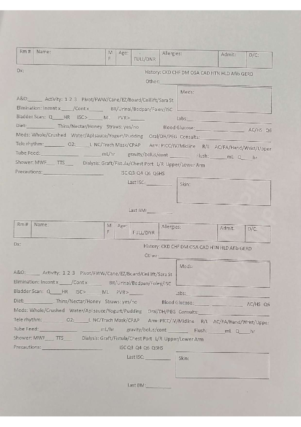 Patient Notes: 20251205 - CKD, CHF, DM, OSA, CAD, HTN, HLD, Afib - Studocu