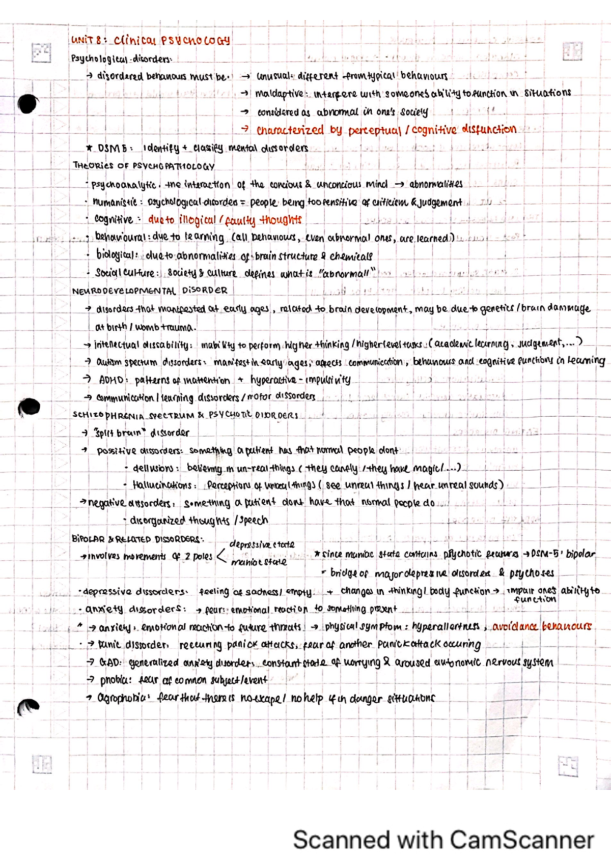 Unit 8 - Clinical Psychology Overview and Key Concepts - Studocu
