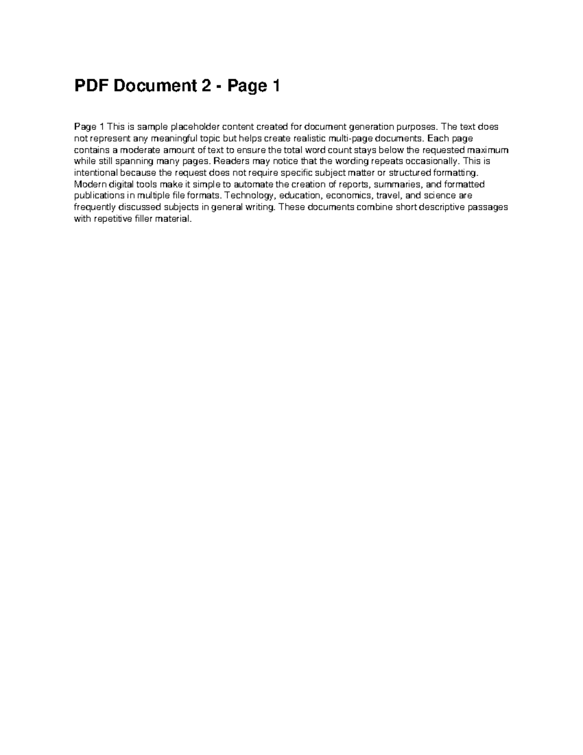 Sample Document 2 - Placeholder Content Overview - Studocu