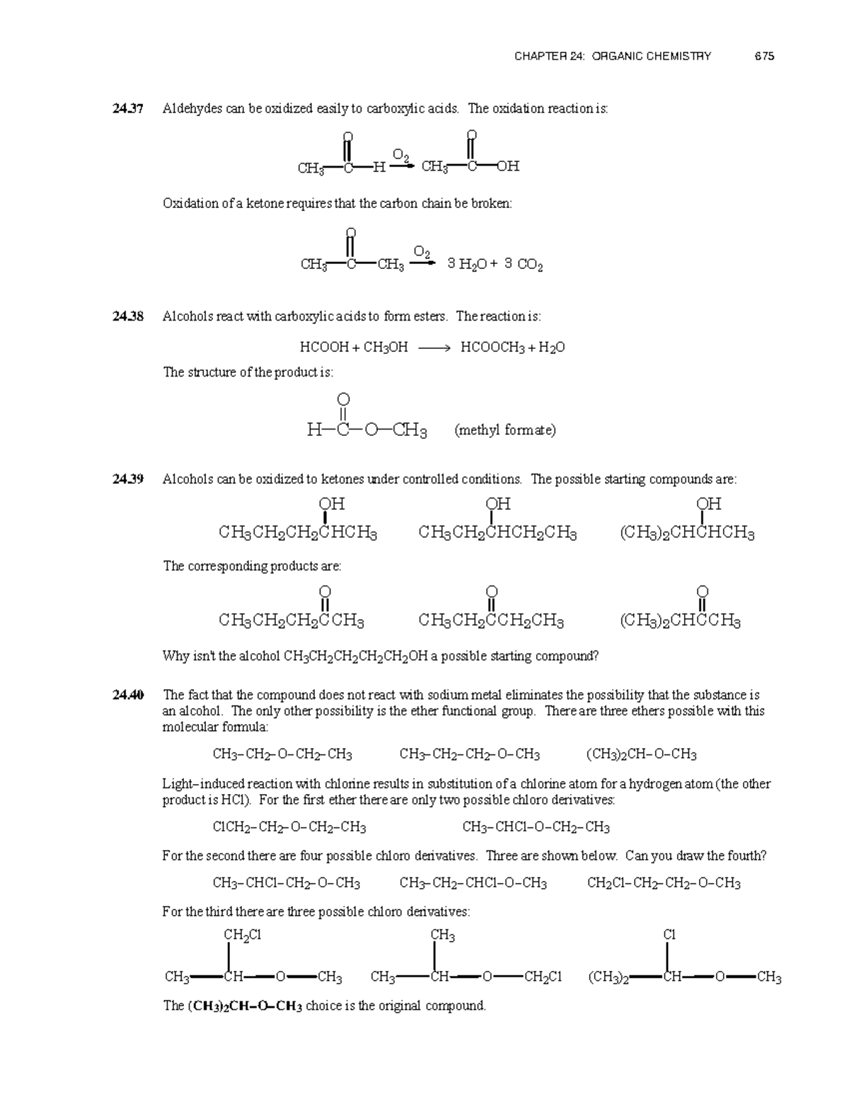 CHAPTER 24: OXIDATION REACTIONS IN ORGANIC CHEMISTRY (CHEM 101) - Studocu