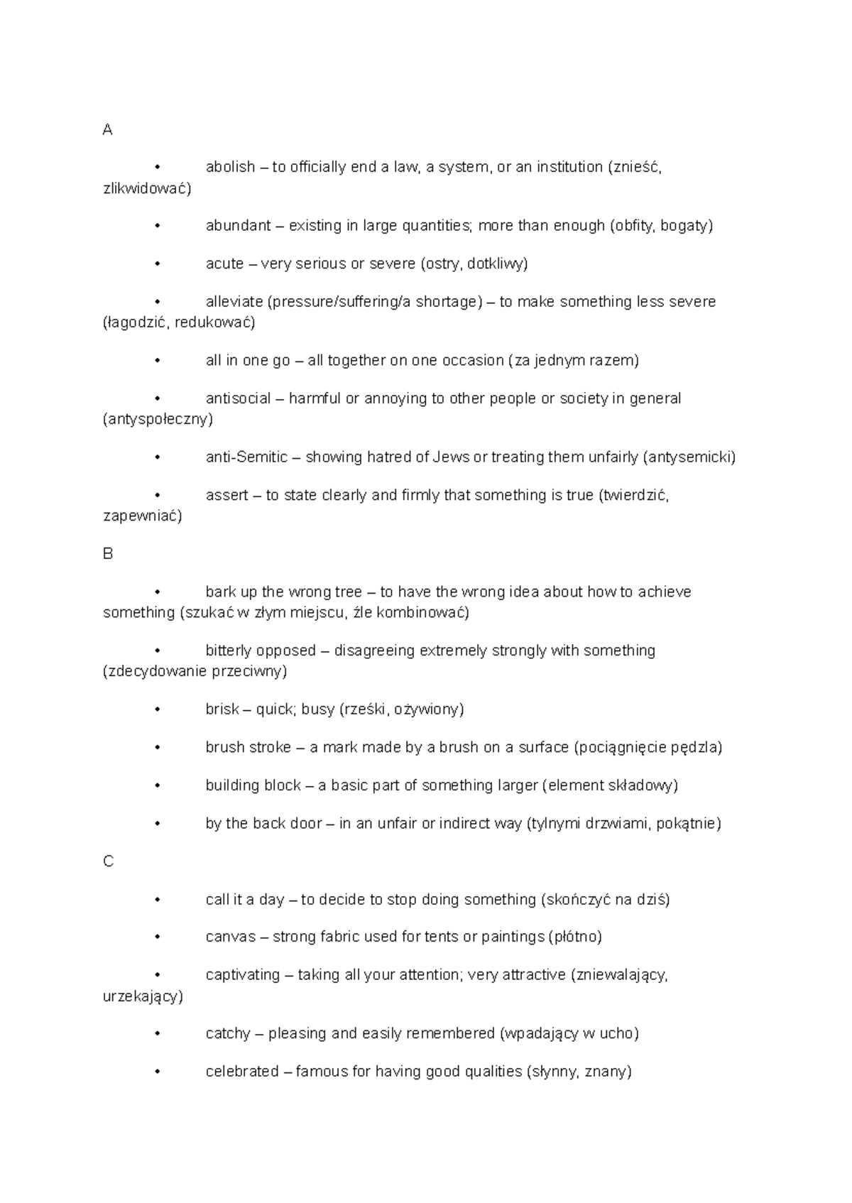 Unit 7 & 8 Vocabulary Notes - Insight Advanced - Studocu