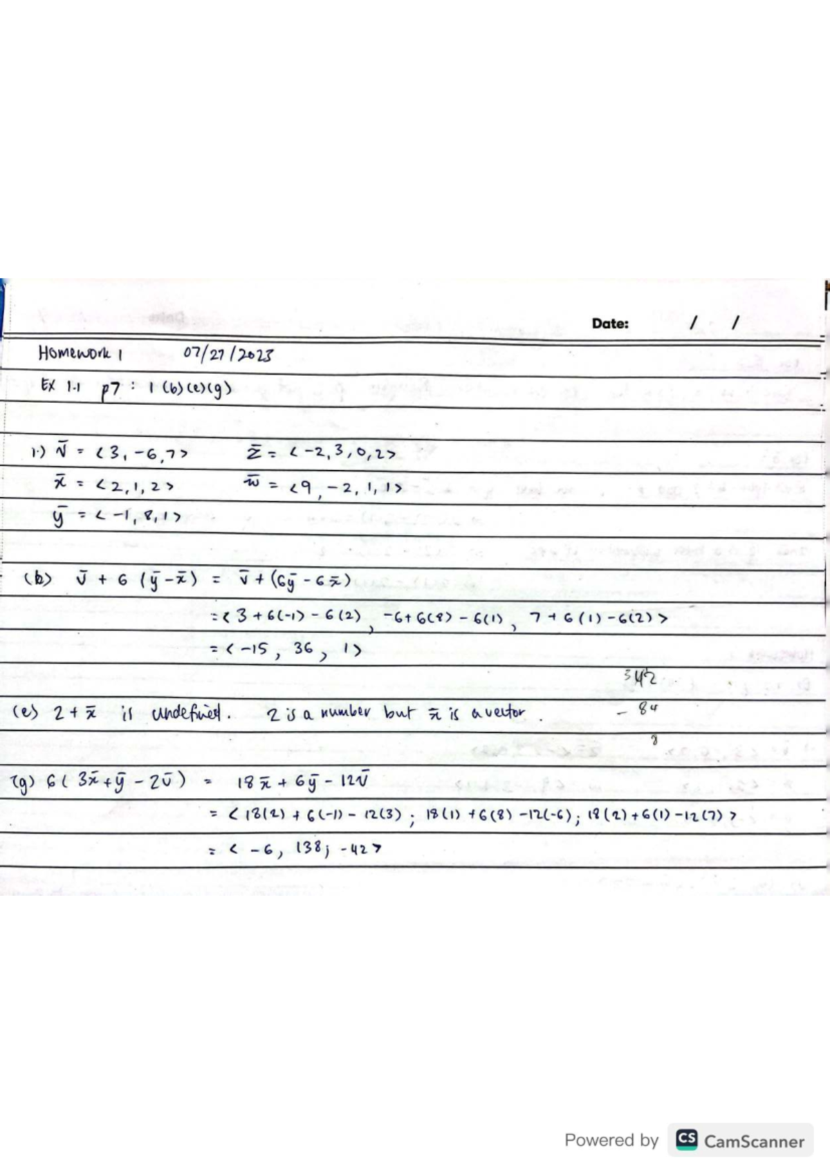 WTW124 H1- 1 - Homework - WTW 124 - Date: Homework , Ex 1 p7 1 (b) ce ...
