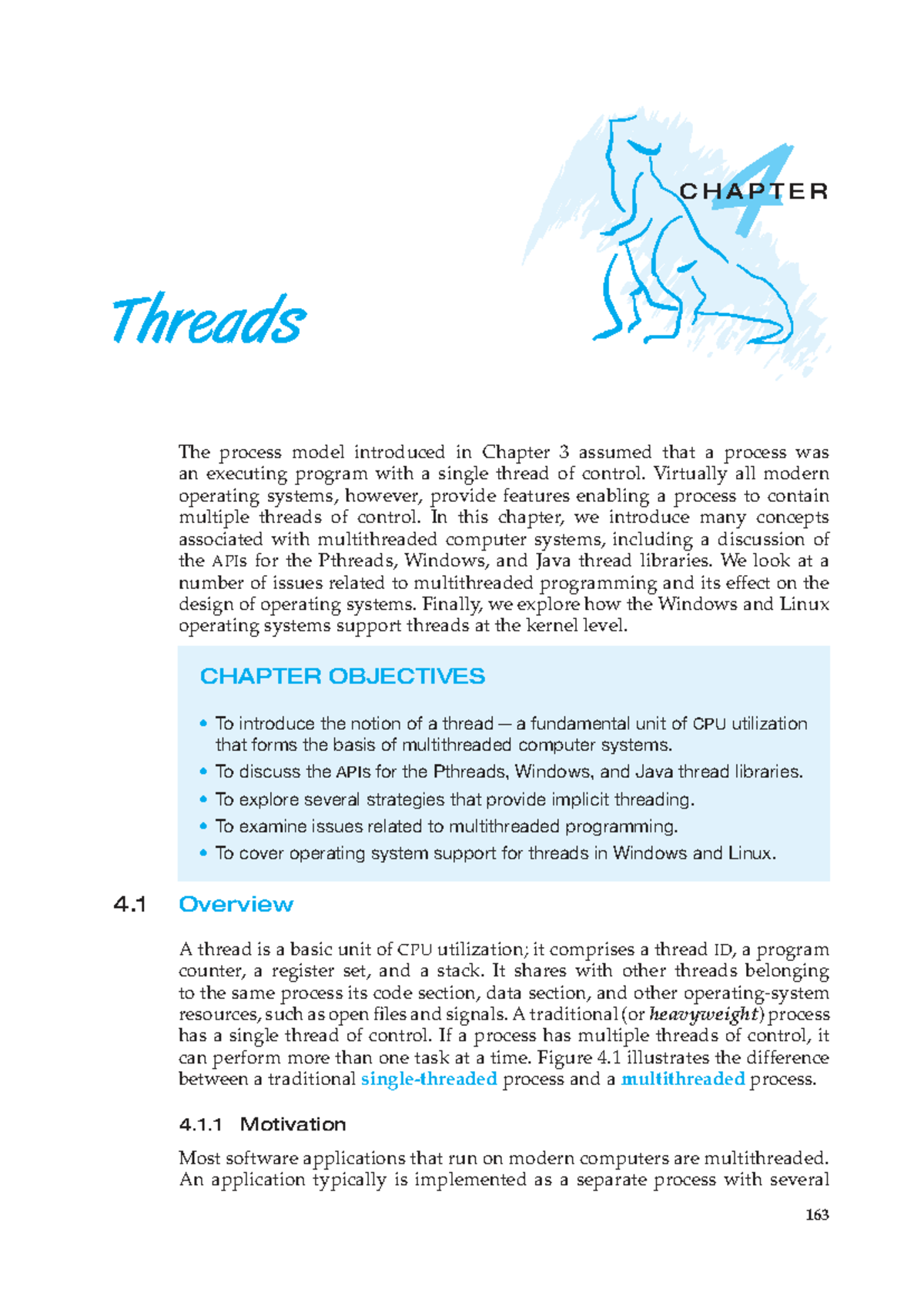 Chapter 4: Threads in Multithreaded Systems - Studocu
