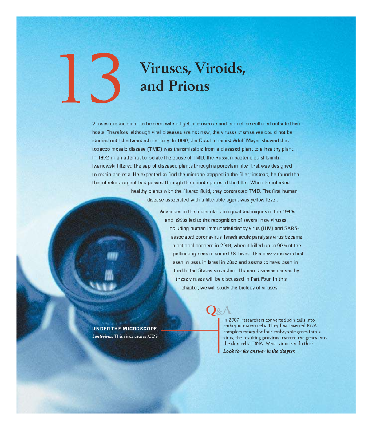 Chapter 13: Viruses, Viroids, and Prions - A Comprehensive Overview ...