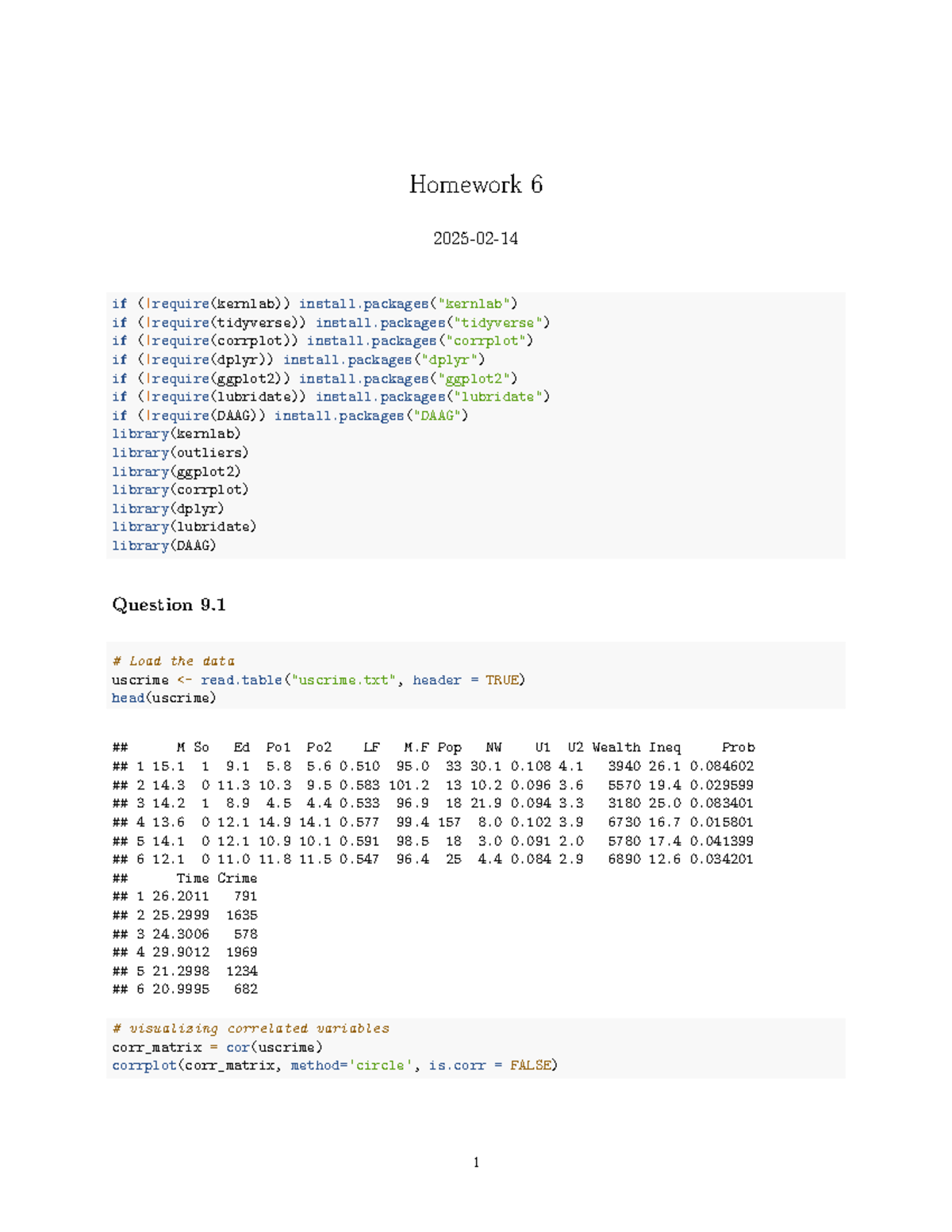 Homework 6: Analyzing Crime Data with R and PCA Techniques - Studocu