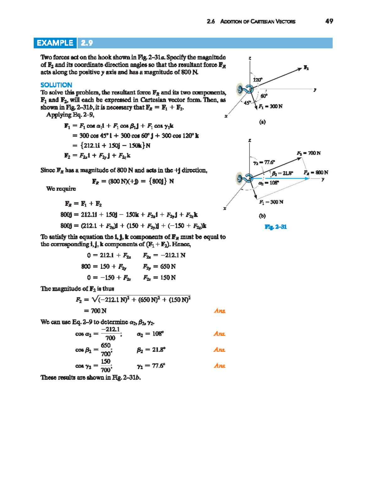 Tutorial 1: Week 2 - Addition of Cartesian Vectors in Forces Analysis ...