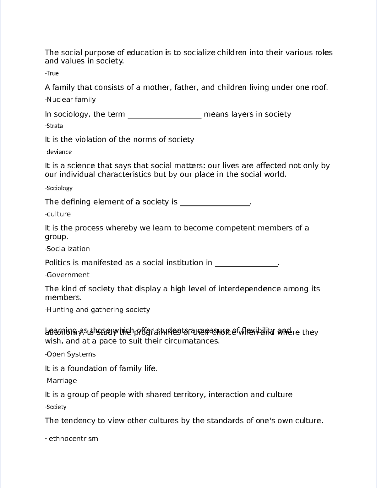 Pdf-UCSP 2111-2012 S: Understanding Culture and Society Notes - Studocu