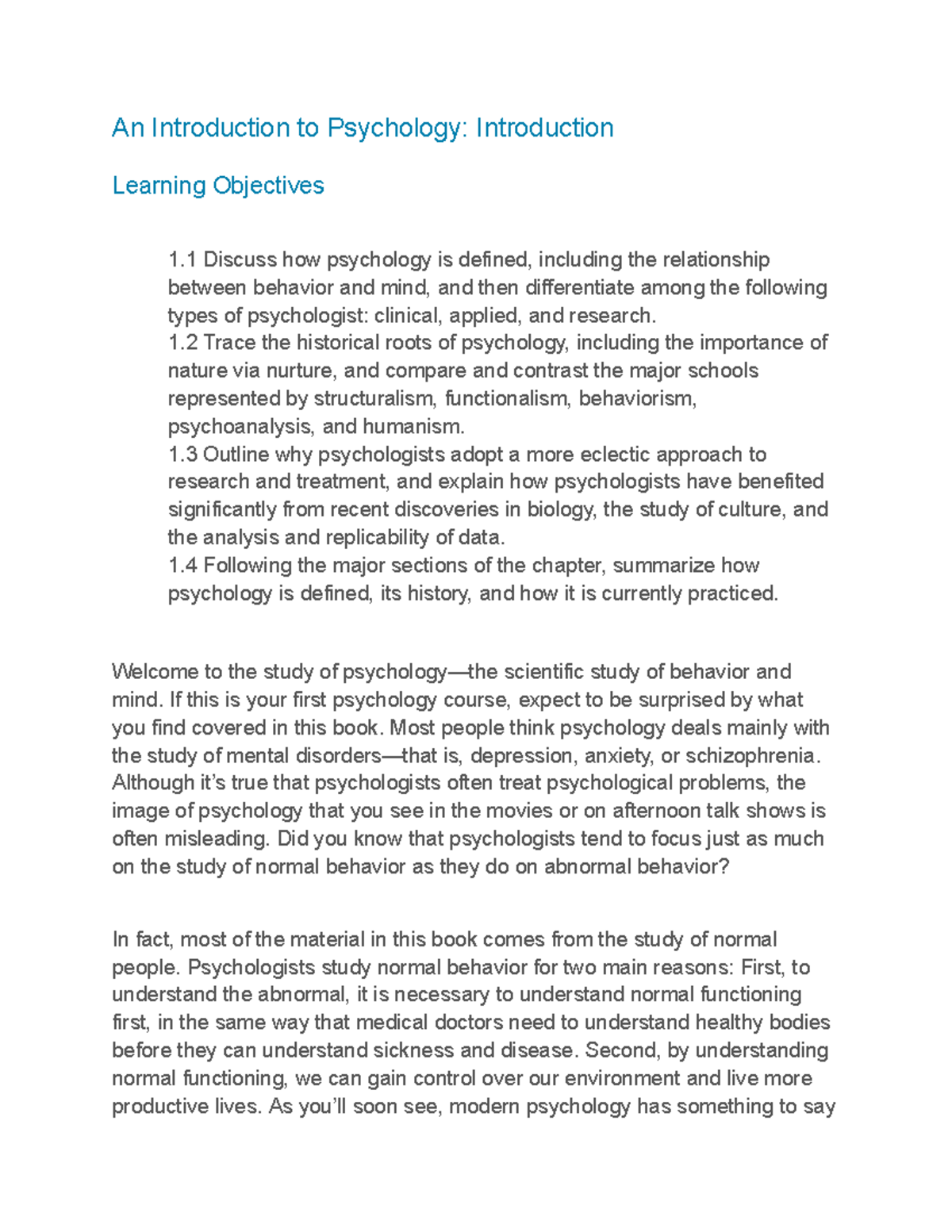 Psychology 101: Approaches, Research Techniques, and Ethics Overview ...