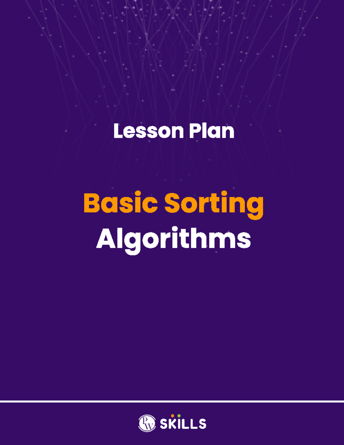 Lesson Plan: Basic Sorting Algorithms in Java DSA - Studocu